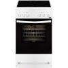 Zanussi ZCV 550G1WA fehér, szabadonálló, kerámialapos, elektromos, főzőzóna: 4, sütő:54L, grill, tűzhely