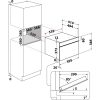 Whirlpool AMW 730/NB beépíthető mikrohullámú sütő