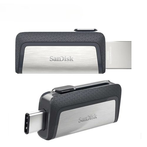 Sandisk 128GB Ultra Dual Drive USB 3.1 Pendrive - Fekete/Ezüst (329139)