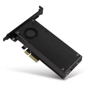   Axagon PCEM2-DC PCI-Express - NVME+NGFF M.2 hűtővel ellátott adapter