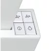 Whirlpool AKR 749/1 WH fehér, beépíthető, kihúzható, méret:60 cm, teleszkópos, zajszint:62 dB, páraelszívó
