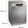 Bosch SMS46KI01E inox 13 terítékes mosogatógép