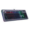 Ttesports Level 20 RGB Titanium (Cherry MX speed silver) US USB mechanikus gamer billentyűzet