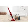 Bosch BBHF214R 2 az 1-ben akkumulátoros piros álló porszívó