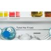 Indesit INFC8 TT33X inox, alulfagyasztós, Hűtő:231L, Fagyasztó:104L, Total No frost hűtőszekrény