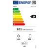 Indesit INFC8 TT33X inox, alulfagyasztós, Hűtő:231L, Fagyasztó:104L, Total No frost hűtőszekrény