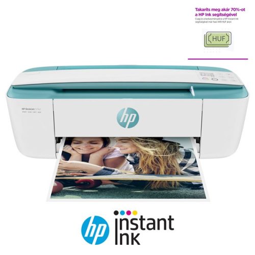 HP DeskJet 3762 tintasugaras multifunkciós Instant Ink ready nyomtató