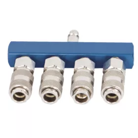   Scheppach 7906100725 kompresszorhoz 4 elosztós gyorscsatlakozó