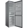 Indesit INFC8 TI21X inox, alulfagyasztós, Hűtő:231L, Fagyasztó:104L, Total No frost hűtőszekrény