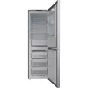 Indesit INFC8 TI21X inox, alulfagyasztós, Hűtő:231L, Fagyasztó:104L, Total No frost hűtőszekrény