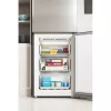 Indesit INFC8 TI21X inox, alulfagyasztós, Hűtő:231L, Fagyasztó:104L, Total No frost hűtőszekrény