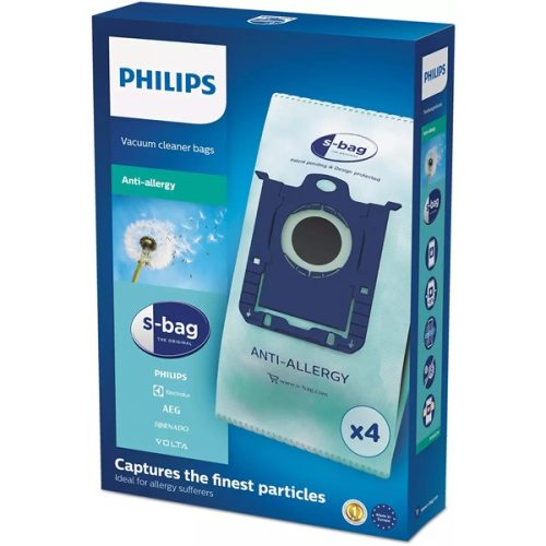 Philips FC8022/04 S-bag Clinic Anti Allergy 4 db szintetikus porzsák