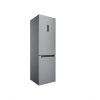 Indesit INFC9 TO32X inox, alulfagyasztós, Hűtő:263L, Fagyasztó:104L, Total No frost hűtőszekrény