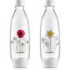 SodaStream BO DUO JET 2x1l 2 db-os virágos palack szett