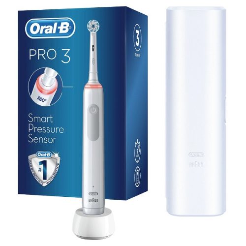 Oral-B Pro 3 3500 fehér elektromos fogkefe