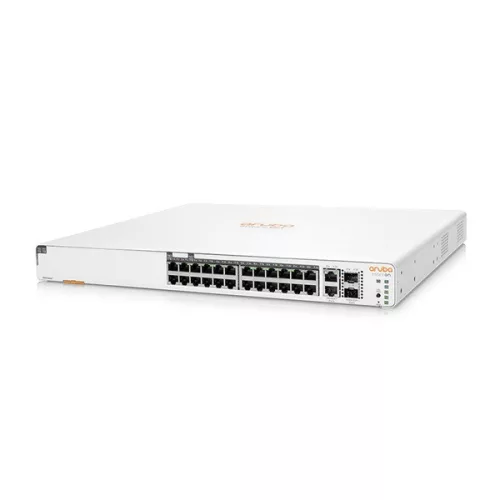 Aruba Instant On JL807A 1960 24xGbE LAN 2x10GbE LAN 2xSFP+ port smart menedzselhető PoE (370W) switch