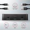 Axagon ADSA-M2C USB-C 3.2 M.2 fekete dual dokkoló állomás