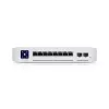 Ubiquiti UniFi USW-Enterprise-8-PoE 8x 2.5GbE Multi-Gigabit PoE LAN 2xSFP+ port L3 menedzselhető switch