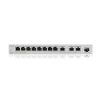 ZyXEL XGS1250-12 8xGbE LAN 3xMulti-Gig 1/2.5/5/10G LAN 1x 10G SFP+ port web menedzselhető Multi-Gigabit Switch