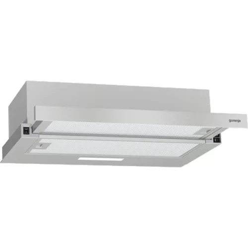 Gorenje TH60E3X inox, szabadonálló, hagyományos, méret:60 cm, teleszkópos, zajszint:67 dB, páraelszívó