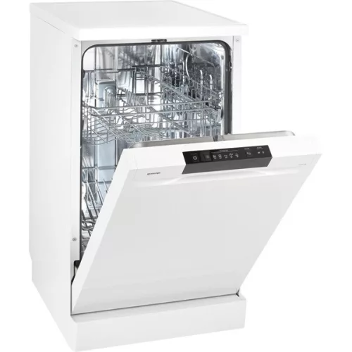 Gorenje GS520E15W fehér, programok száma: 5, keskeny szabadonálló, 9 terítékes mosogatógép 