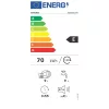 Gorenje GS520E15W fehér, programok száma: 5, keskeny szabadonálló, 9 terítékes mosogatógép 