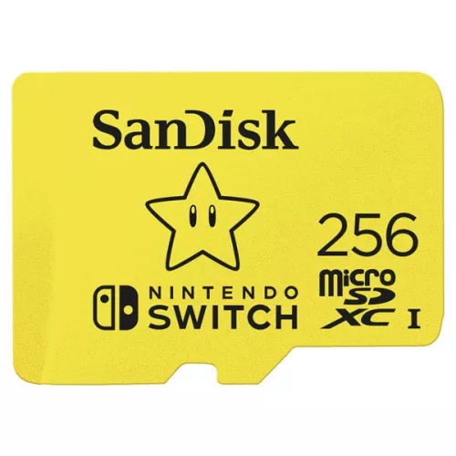 Sandisk 00183573 256GB SD micro (SDXC Class 10 UHS-I U3) Nintendo Switch memóriakártya