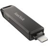 Sandisk 128GB USB C/Apple Lightning iXPAND LUXE Fekete (186553) Flash Drive