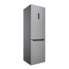 Indesit INFC9 TT33X inox, alulfagyasztós, Hűtő:264L, Fagyasztó:104L, No frost hűtőszekrény
