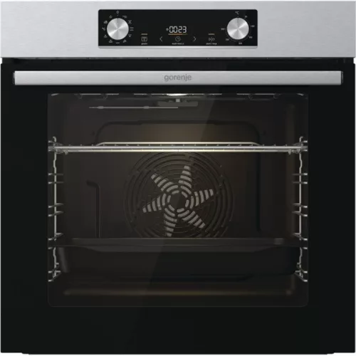Gorenje BO6735E02X inox, beépíthető, sütőtér: 77L, grill, légkeverés, hidrolitikus, sütő