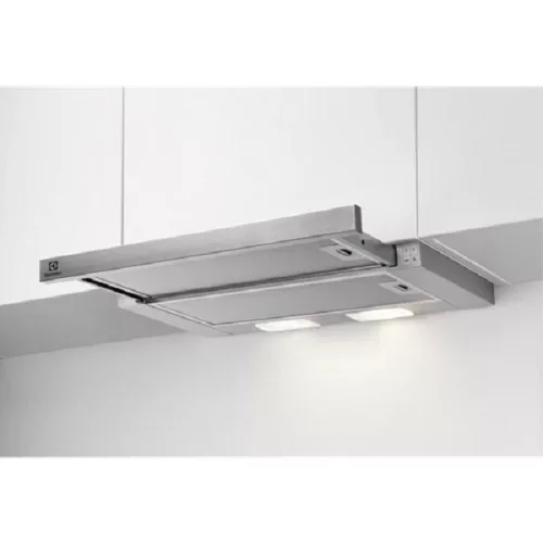 Electrolux LFP326S inox, beépíthető, hagyományos, méret:60 cm, teleszkópos, zajszint:69 dB, páraelszívó