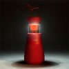 Artsound Lighthouse hordozható Bluetooth piros hangszóró és kemping lámpa