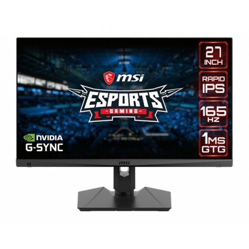 MSI 27" Optix MAG274QRF QD E2 WQHD IPS 180Hz DP/HDMI/USB Esport gamer monitor