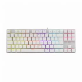   White Shark COMMANDOS GK-2106W/BL-HU fehér mechanikus magyar (blue switch) gamer billentyűzet