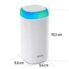 Hama 188229 "SHINE 2.0", 30W, RGB LED, fehér bluetooth hangszóró