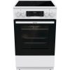 Gorenje GECS5C70WA fehér, szabadonálló, kerámialapos, elektromos, főzőzóna: 4, sütő:70L, grill, tűzhely