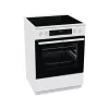 Gorenje GECS6C70WPA fehér, szabadonálló, kerámialapos, elektromos, főzőzóna: 4, sütő:71L, grill, tűzhely