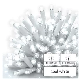   Emos D2CC04 jégcsap 3M 50LED IP44 hidegfehér időzítővel CNT PRO - fényfüzér