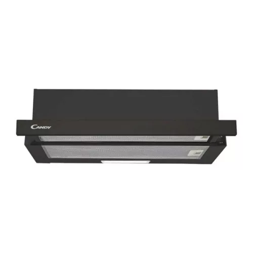 Candy CBT625/2B/1 fekete, beépíthető, kihúzható, méret:60 cm, teleszkópos, zajszint:64 dB, páraelszívó