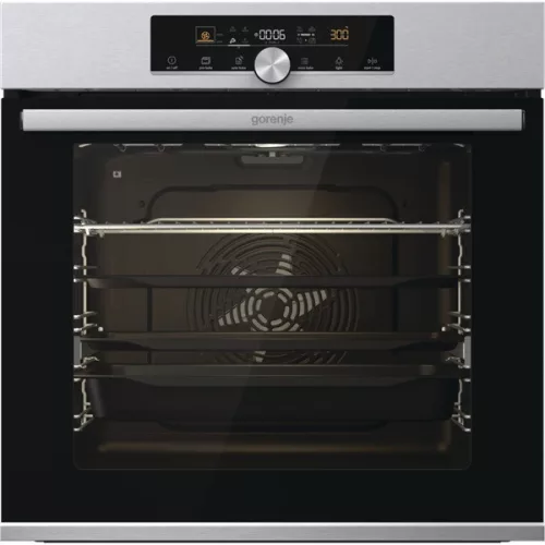 Gorenje BPS6747A06X inox, beépíthető, sütőtér: 77L, grill, légkeverés, pirolitikus, sütő