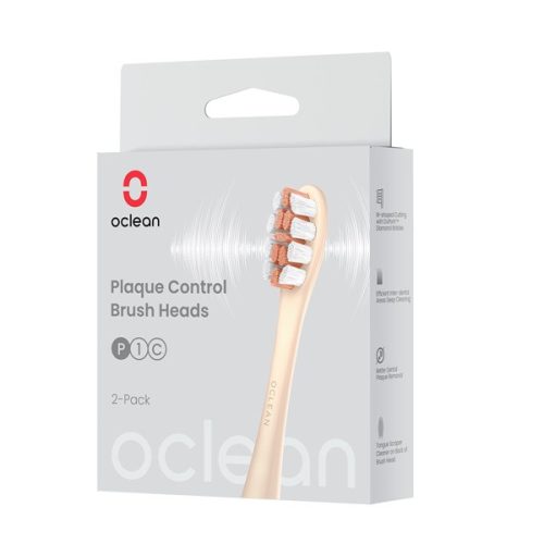 Oclean 2db-os (P1C8) arany elektromos fogkefe pótfej
