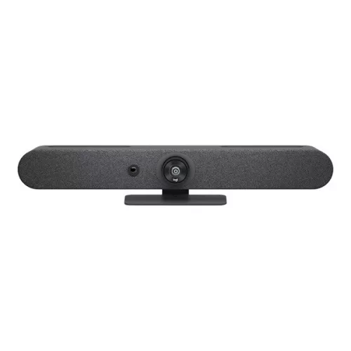 Logitech Rally Bar Mini (3840x2160 képpont, 90°-os látótér, mikrofon, Ultra HD) grafitszürke webkamera