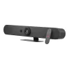 Logitech Rally Bar Mini (3840x2160 képpont, 90°-os látótér, mikrofon, Ultra HD) grafitszürke webkamera