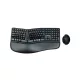Zalman ZM-K690M ergonómikus vezeték nélküli billentyűzet + egér (B)