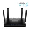 CUDY WR3000 kétsávos AX3000 gigabit WIFI 6 MESH fekete router