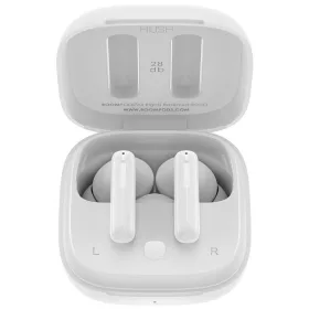   Boompods Bassline Hush aktív zajszűrős True Wireless Bluetooth fehér fülhallgató
