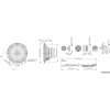 Pioneer TS-A1601C 16,5 cm 2 utas komponens autós hangszóró pár