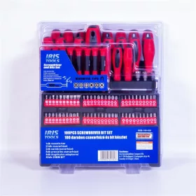   IRIS TOOLS SDB-100-025 100 darabos csavarhúzó és bit készlet