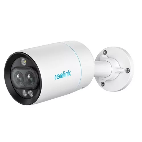 Reolink P330M /8MP/H265/2,8 és 8mm/IR30m+fehérfény/kétirányú hang/PoE dual-lencsés csőkamera