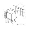 Bosch SMV4HTX00E programok száma: 6, beépíthető, 13 terítékes mosogatógép 
